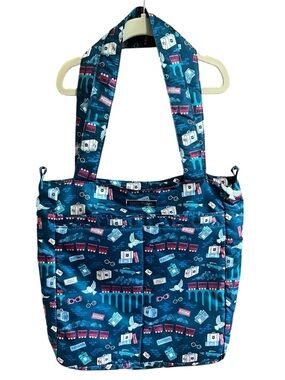 Jujube Harry Potter platform 9 Crossbody Tote blue